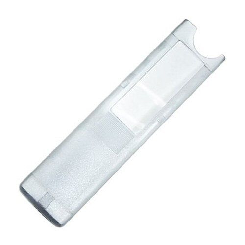 Translucent Slider for EW G1 Bodypacks Sennheiser plastic Translucent Slider screen for G1 bodypacks against a white background