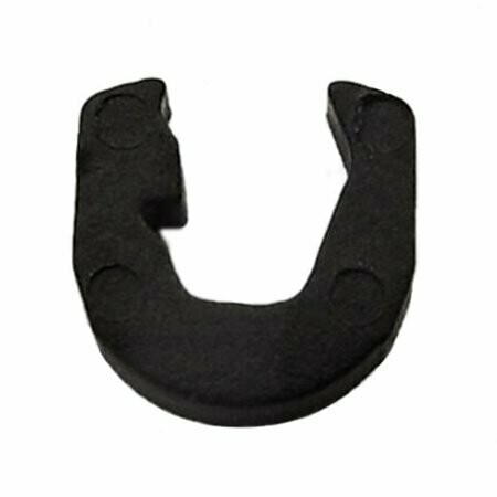 Sennheiser Black "U" shaped plastic latch with notch on one internal face and catch on the other SKU 093645   