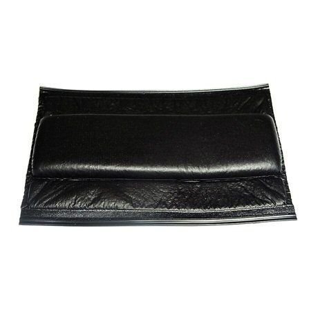 Sennheiser Black Vinyl padded headband cushion on a plain white background