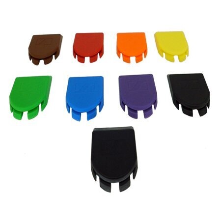 KEN5200 Coloured mic identification caps Sennheiser nine different coloured clip on ID tags for SKM 5200 microphones part 512888