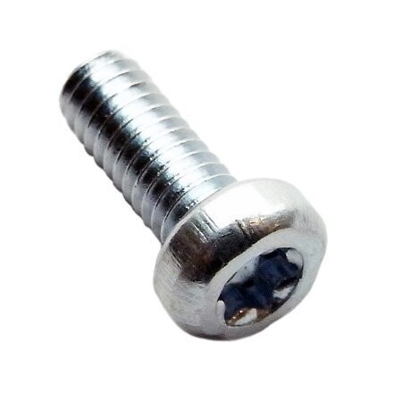 Sennheiser Small shiny nickel screw with Torx head part number 592488 on a white background 