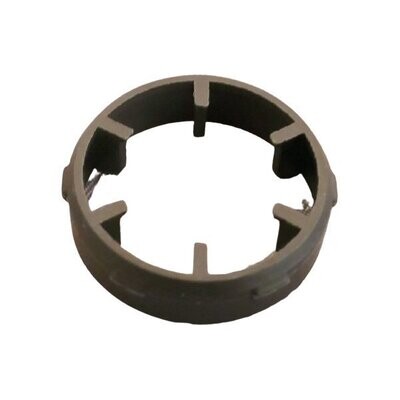 Sennheiser small round ring with spaced radial internal fins for a MKH 60 mic shown on a white background   (589019)