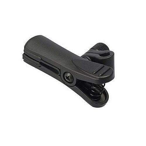 Sennheiser Black molded sprung mic clip for brass instrument bell and circular holder for a microph…