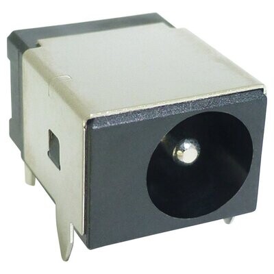 Sennheiser dc power socket with metal jacket and legs for PCB mounting part number 593947 