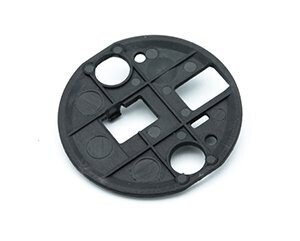 Sennheiser round black plate with cut-outs for use on a G3 and G4 hand-held mic part number 592445 