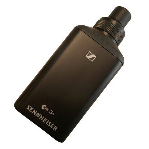 Box section chassis body in black with a XLR connector at one end for a Sennheiser EW SKP G4 plug on transmitter