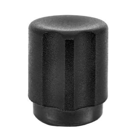 Sennheiser Round plastic knob part 592444 shown against a white background