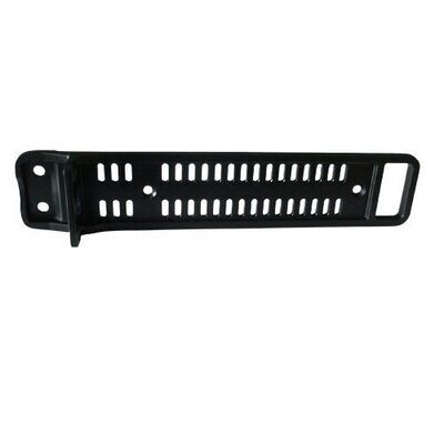 GA3 Rack Mount Angle bracket Sennheiser black Metal plate with grill holes and screw fitting plus a lug at one end for 19 inch r…
