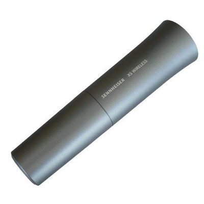 Sennheiser tapered conical microphone grip for XS Wireless handheld on a white background