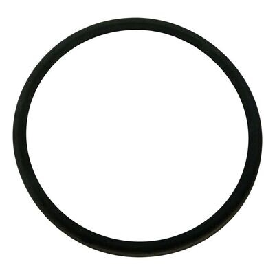O-Ring for SKM antenna panel Sennheiser black rubber "O" ring shown on a white background