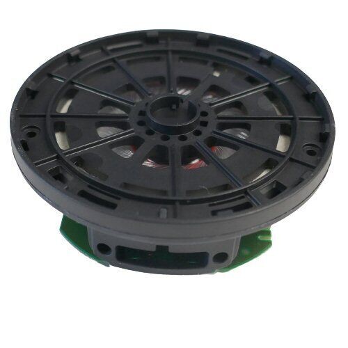 Sennheiser loudspeaker driver mounted in a black Acoustic Unit for the non boom side of a HMD26 headset part 538262.