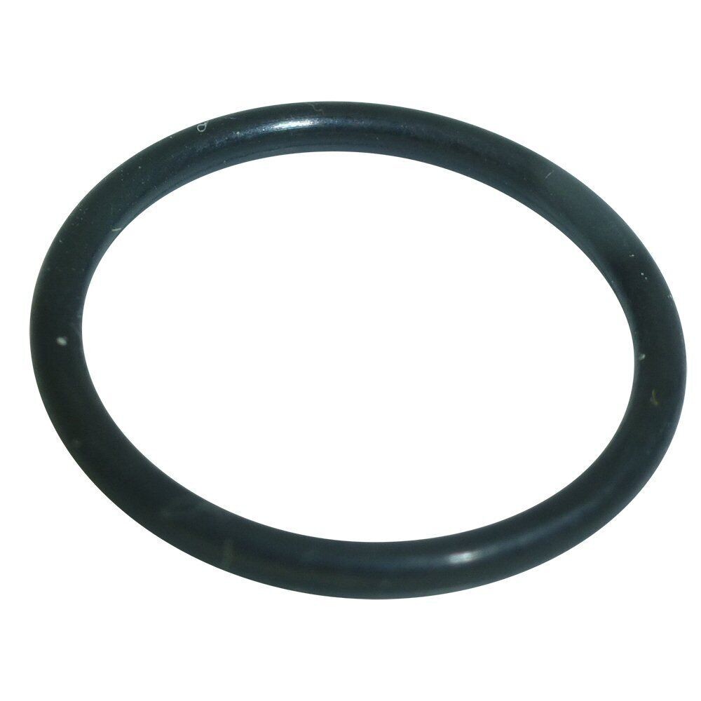Black round rubber "o" ring for Sennheiser microphone on a white background 