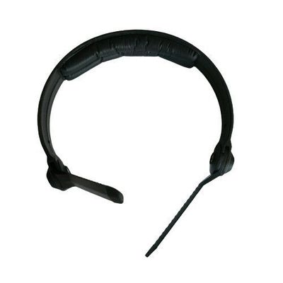 HD25 HD25-I Split headband with new Logo Sennheiser HD25 black headband in profile with capsule rest arms fixed and rotated on one side on a…