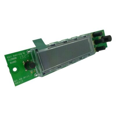 Sennheiser front module green PCB with LCD display screen and various controls part 532771 for model EM100 G3  
