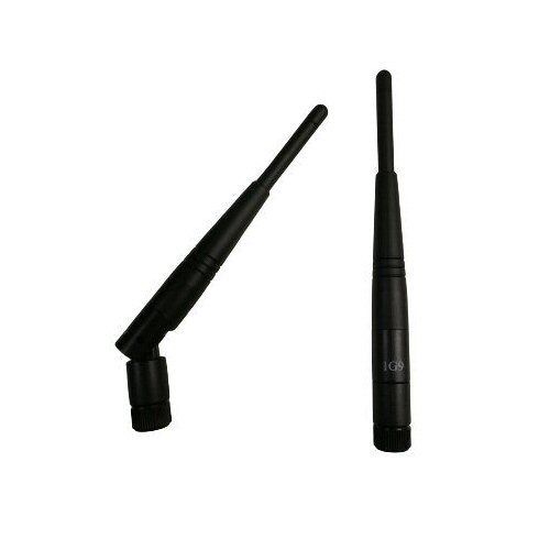 Sennheiser pair black antenna 1.9GHz with hinged knuckle part number 563654 for SL Rack receiver