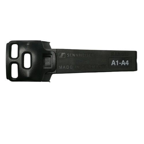 Sennheiser saw shaped Black antenna cover with 3 cut-outs at one end and screen printed A1-A4 for the frequency band