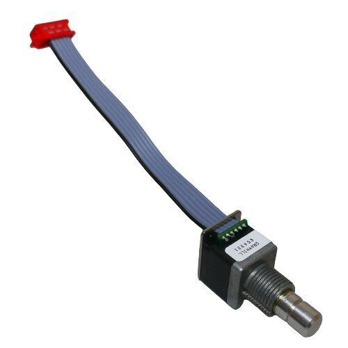 EM 3732 Rotary Switch and connection cable Sennheiser metal bodied rotary switch with grey ribbon cable and red board connector part number 593931