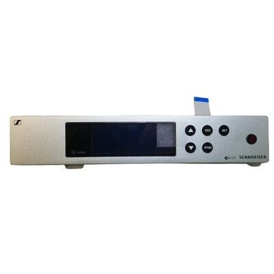 Sennheiser front panel module for  EM 100 G4 receiver with buttons and LCD plus screen cover and flat multipin flexi cable
