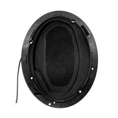OBSOLETE OCT '26 - HD 380 Transducer (Left Side) Sennheiser Black oval molded plastic housing with central loudspeaker and baffle part number 531466 on a white background