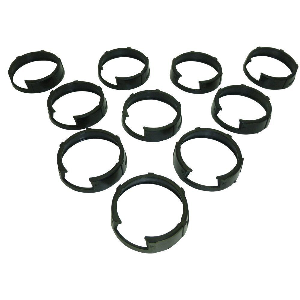 Sennheiser pack of ten black ident rings that sit around the antenna cover part number 545269 for SKM G3 & G4 hand held mics