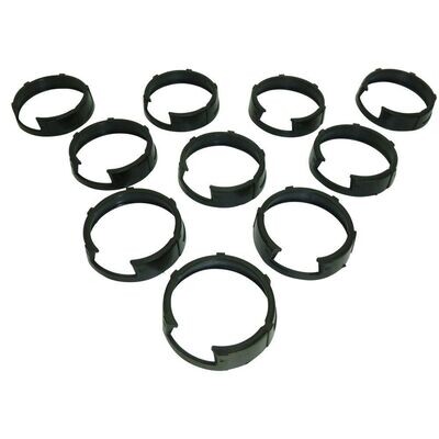 SKM G3 and G4 black Identification Rings (pack of 10) Sennheiser pack of ten black ident rings that sit around the antenna cover part number 545269 for SKM G3 & G4 hand held mics