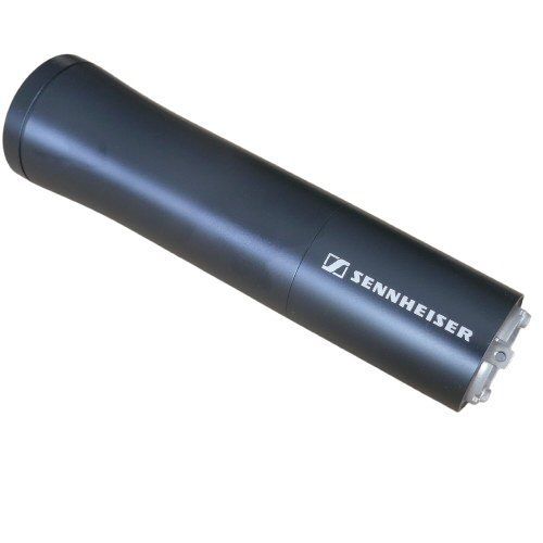 Sennheiser black SKM 2000black hollow tapered cylindrical mic grip on a white background