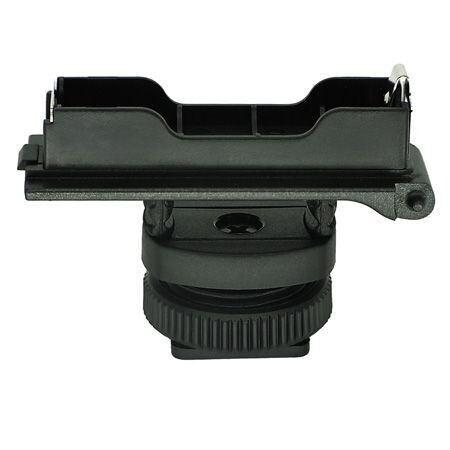 Sennheiser battery compartment mounted on a camera Hotshoe fitting for a MKE 400 microphone part 529796
