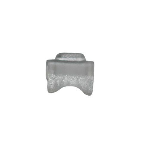 Sennheiser small molded clear plastic panel knob for a light guide on a SK 9000 and SK 9000 body pack part number 549035