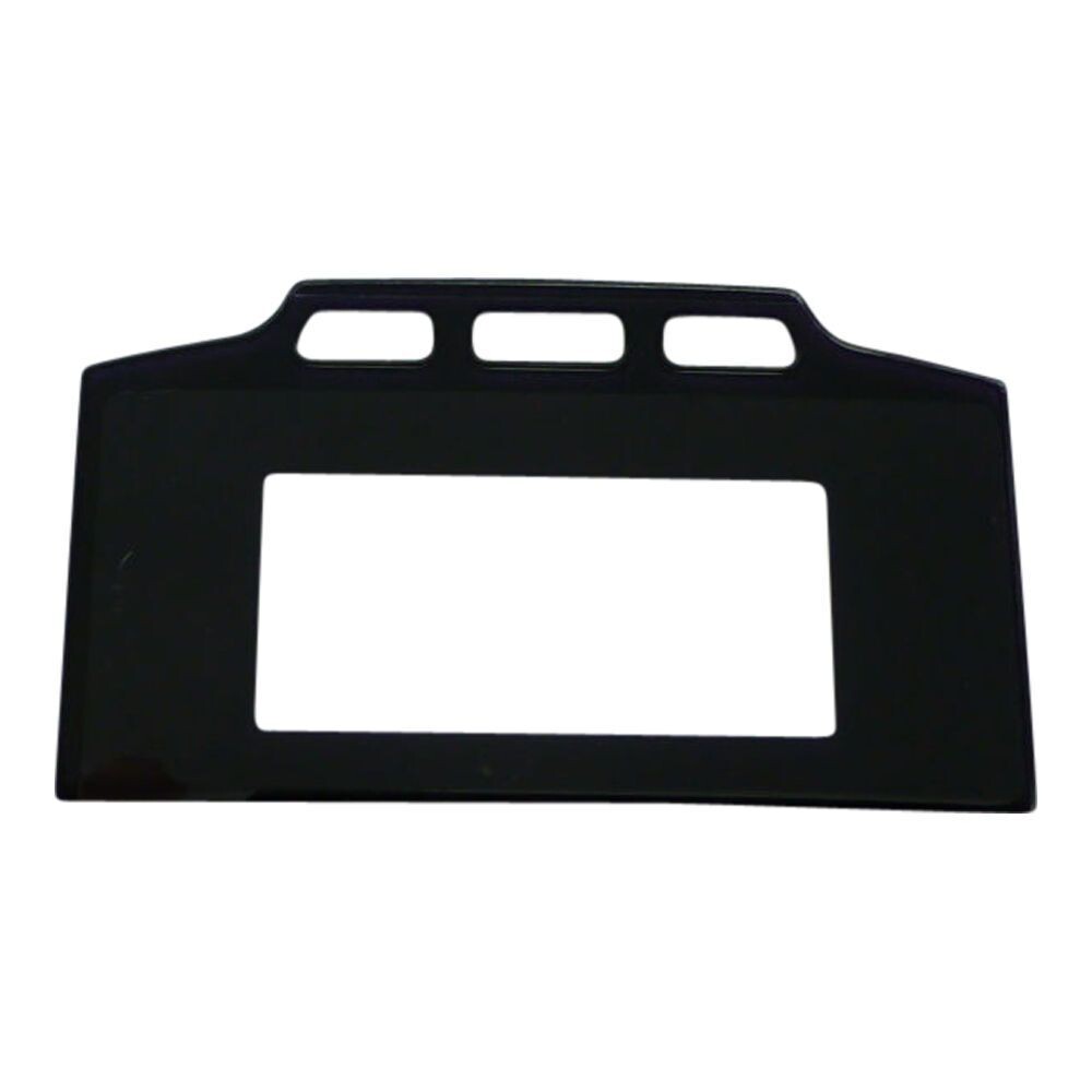 Sennheiser black panel with central oblong transparent plastic screen cover and three cut-outs above for a SK6000 bodypack