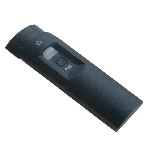 Sennheiser black molded curved panel antenna cover with control buttons on a white background