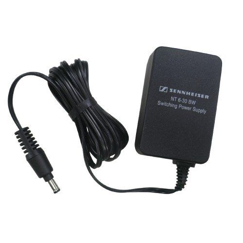 NT6 Power Supply Sennheiser black Power supply AC/DC convertor NT6 with DC connector on the end of a trailing cable part number 570692