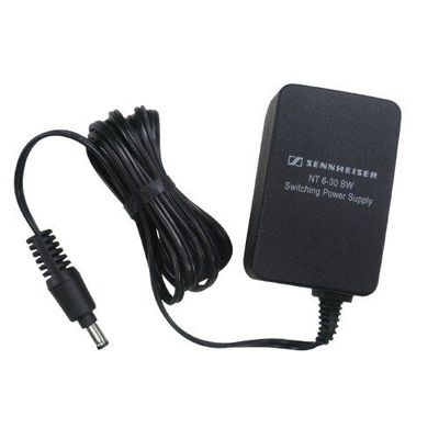 Sennheiser black Power supply AC/DC convertor NT6 with DC connector on the end of a trailing cable part number 570692  