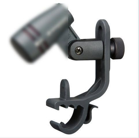 Sennheiser 005299 black microphone drum clip MZH 604 on a white background