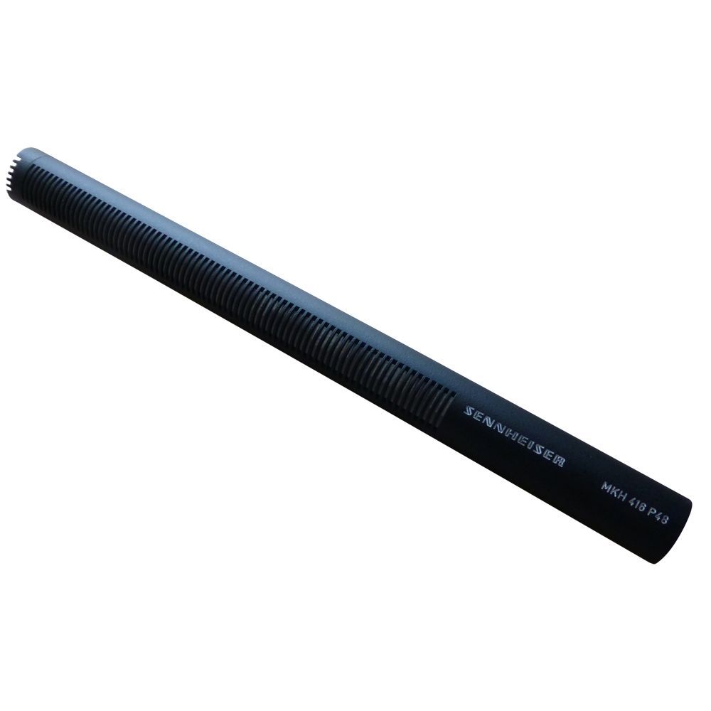 Sennheiser black microphone tube for MKH416 P48U mic shown on a white background part number 019976