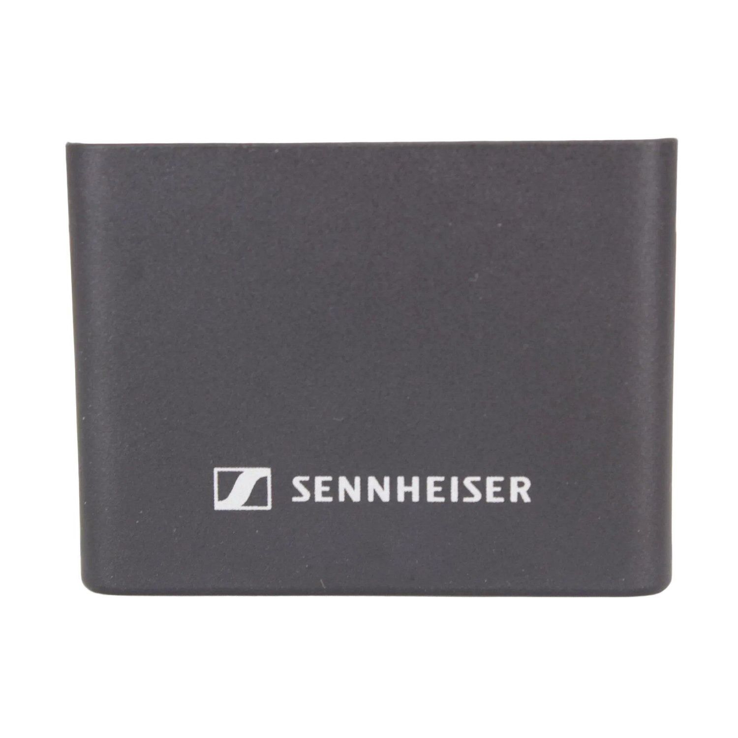 Sennheiser dark grey battery compartment cover for EW-DX SK body-pack SKU 589068 shown on a white background - front view