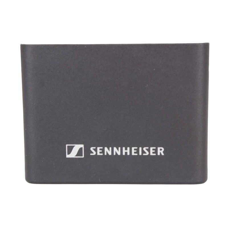 Sennheiser dark grey battery compartment cover for EW-DX SK body-pack SKU 589068 shown on a white background - front view