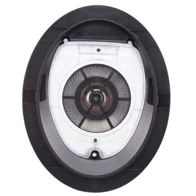 Sennheiser black plastic right side headphone unit with white interior shown on a white background