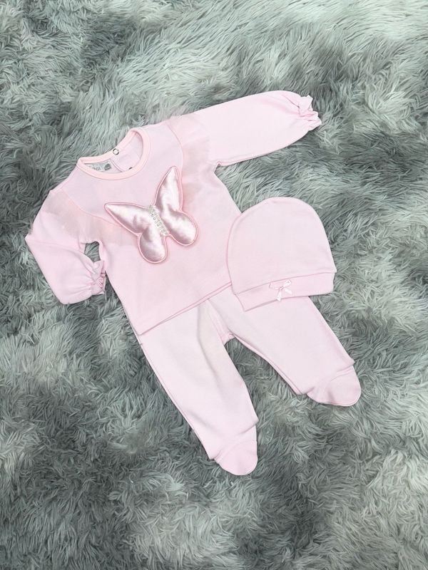 Butterfly Baby Set Pink