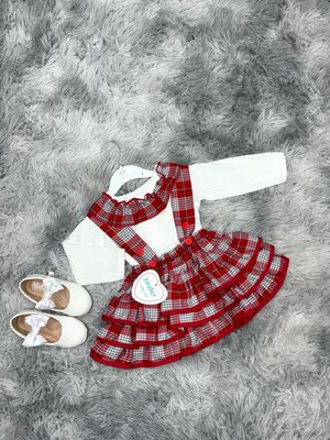 Kinder Checked Tartan Skirt Set