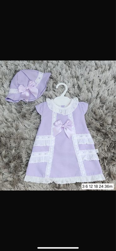 Lilac Sundress And Hat
