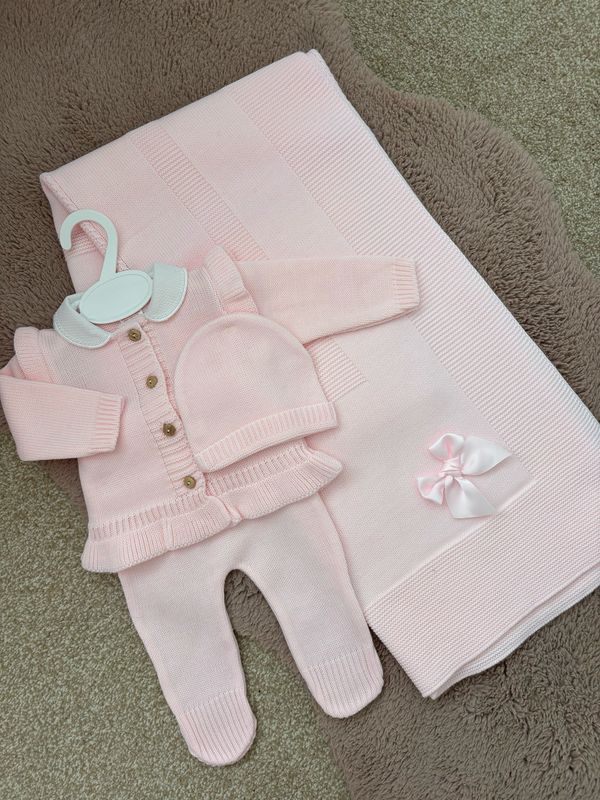 Knitted Two Piece And Hat