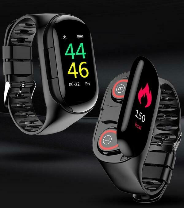 2 IN 1 SMARTWATCH PLUS AIRPODS OFFICIAL WITH HEART RATE MONITOR TRUE WIRELESS STEREO
