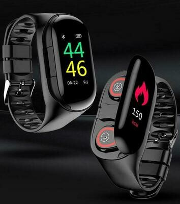 2 IN 1 SMARTWATCH PLUS AIRPODS OFFICIAL WITH HEART RATE MONITOR TRUE WIRELESS STEREO