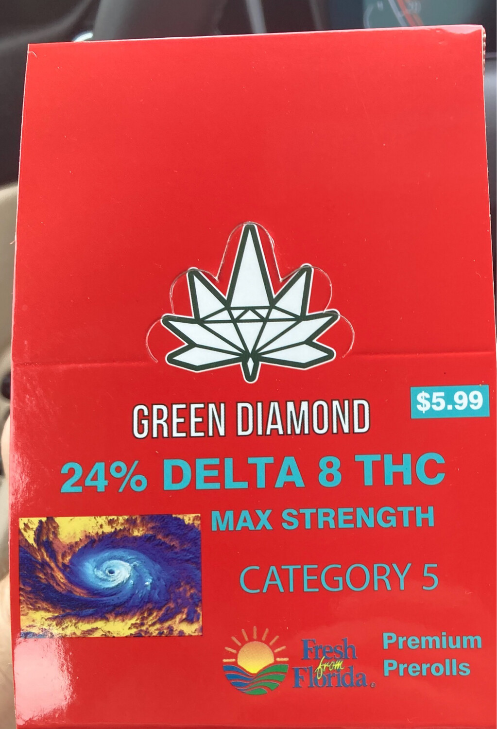 24% Delta 8 Prerolls-Category 5-Box Of 24