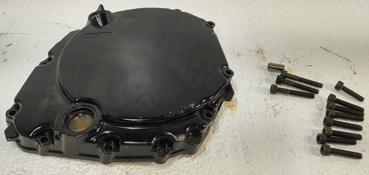 96-99 SUZUKI GSXR 750 97-00 GSXR 600 RIGHT ENGINE CLUTCH COVER + OIL CAP