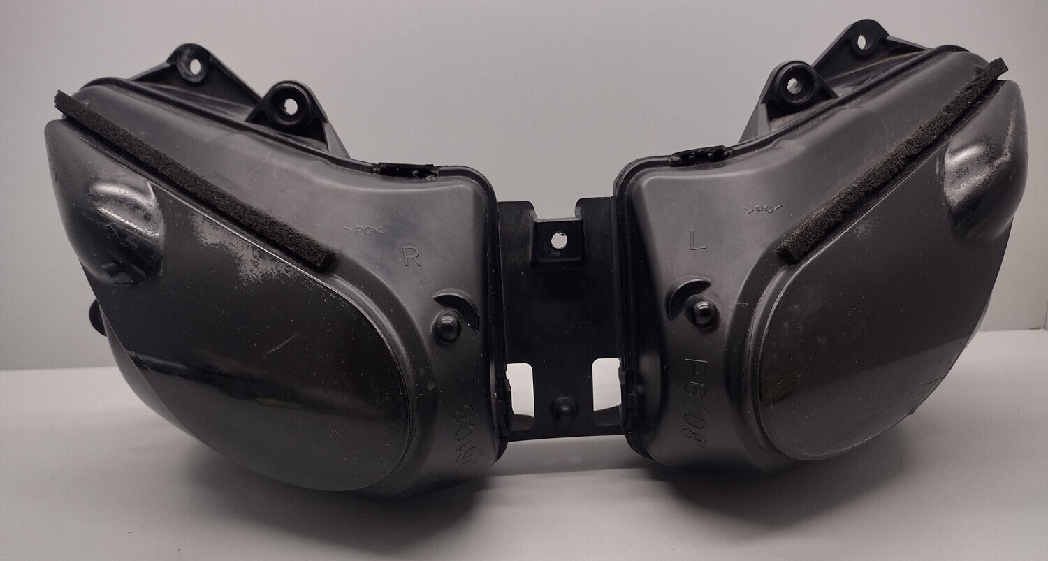 ​06-07 Kawasaki ZX-10R HEADLIGHT HOUSING / LENS # 23007-0069 (( BLACKED OUT ))