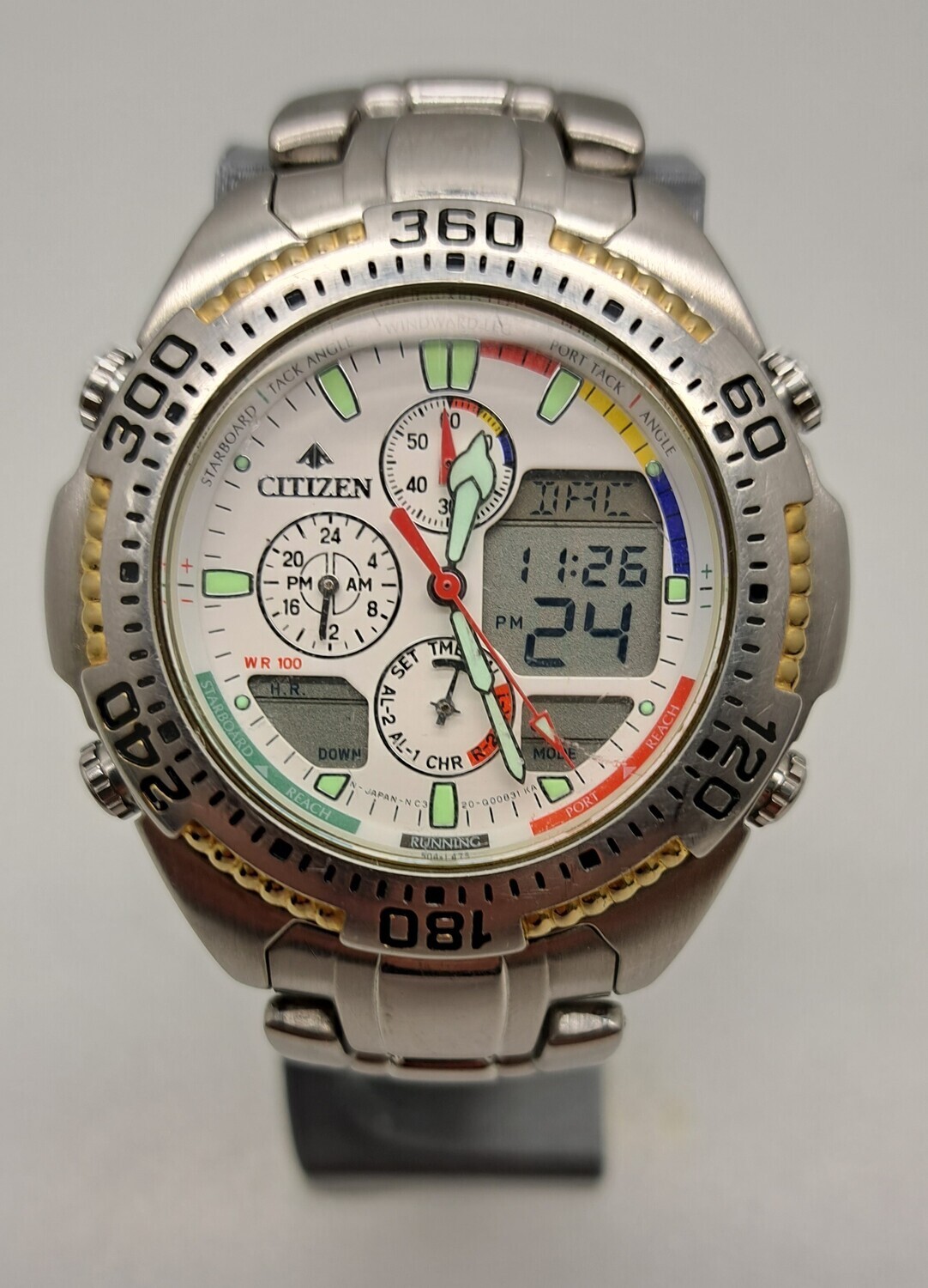 Citizen Mens Watch Navisurf Promaster C320 + New Battery + Calibrated