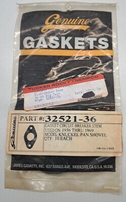 Harley Davidson Circuit Breaker Stem Gaskets ( 10 PACK ) Knuckle Pan Shovel head # 32521-36