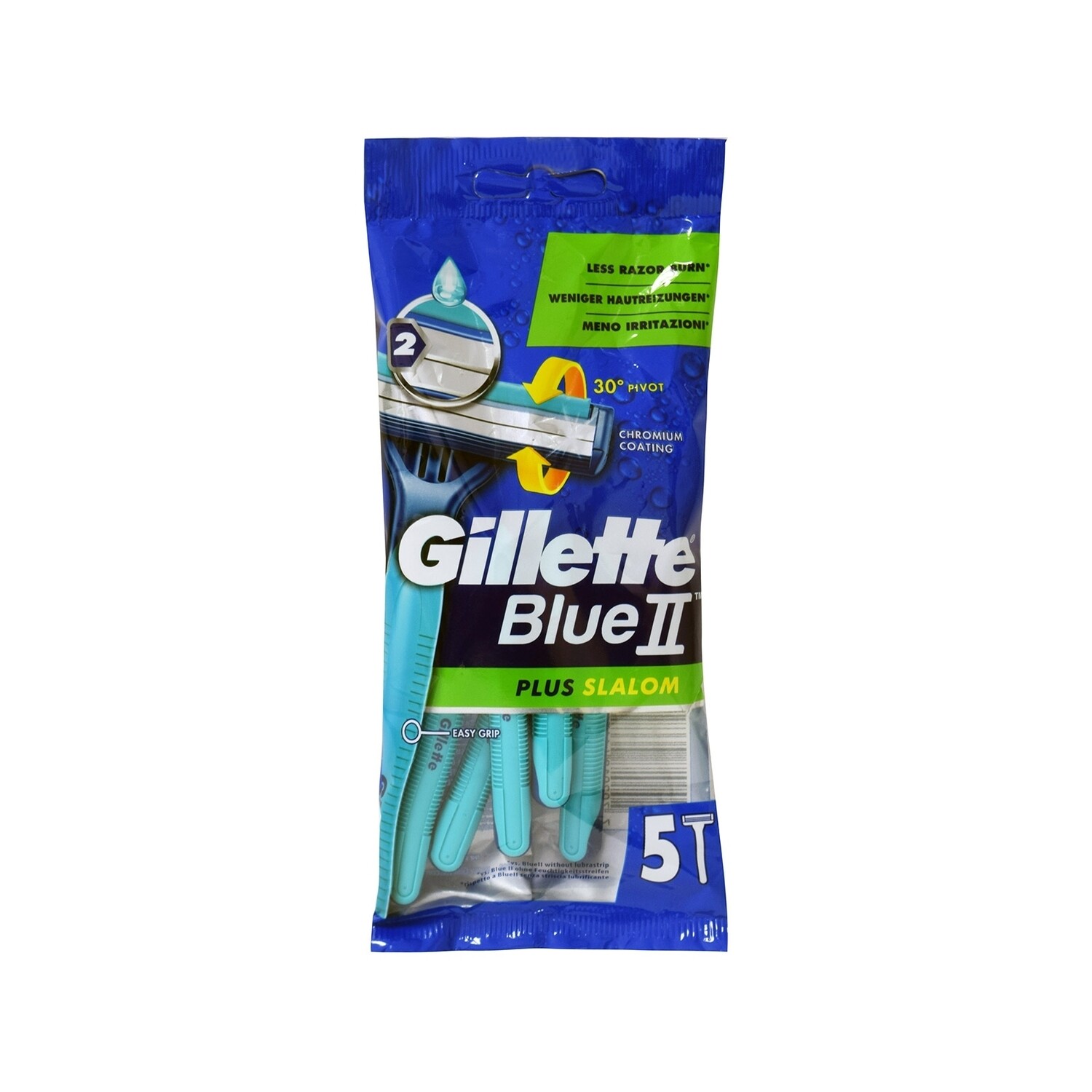 GILLETTE 5-TMX ΞΥΡΑΦΑΚΙΑ ΑΝΤΡΙΚΑ BLUE II PLUS SLALOM