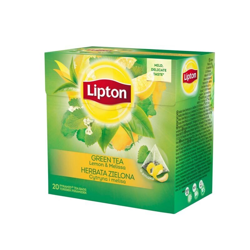 LIPTON 20-Φ GREEN TEA ΛΕΜΟΝΙ & ΜΕΛΙΣΣΟΧΟΡΤΟ